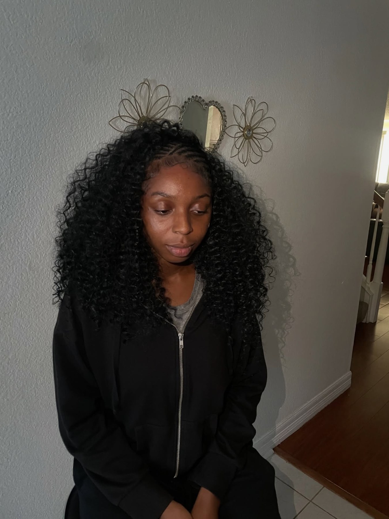 Jayda Wayda quickweave with voluminous curls